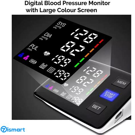 Digital Blood Pressure Monitor Home Use Accurate Readings