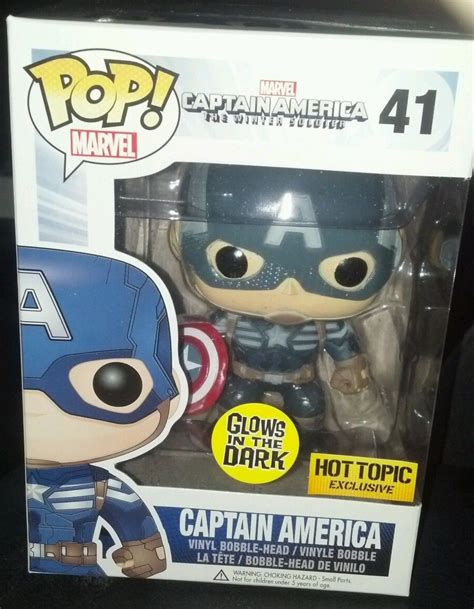 Funko Glow in the Dark Captain America POP Vinyl Released! - Marvel Toy News