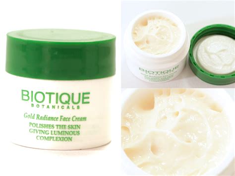 Biotique Gold Radiance Facial Kit with Gold Bhasma Review, Swatches Face Cream - Makeup and ...