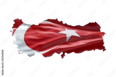 Turkey map outline icon. PNG alpha channel. Country with national flag Stock Illustration ...