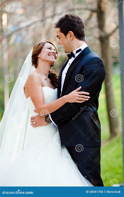 Happy Wedding Couple Royalty Free Stock Image - Image: 28341756