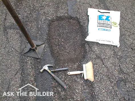 Asphalt Patching DIY Using Cold Patch | Undercut Edges For Best Repair