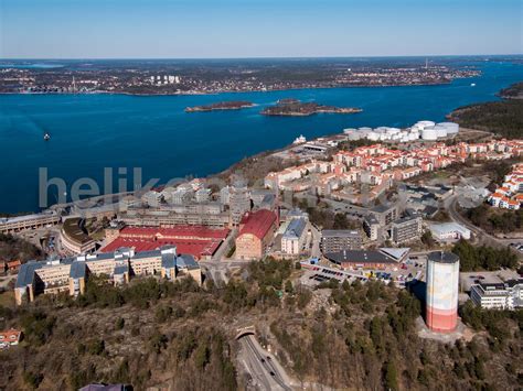 nacka-strand - Helikopterfoto Stockholm