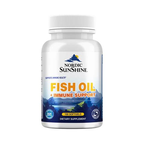 Buy Nordic Sunshine Fish Oil 1300mg Plus Immune Support Softgels 100's | Life Pharmacy