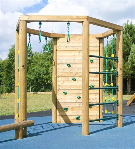 Hexagonal Climbing Frame - Playground Equipment in 2019 | Natural playground, Kids outdoor ...