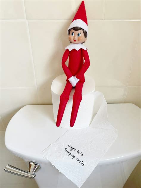 15 Elf On The Shelf Bathroom Ideas That Are Super Easy To Pull Off