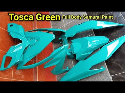 Repaint Honda Beat New Tosca Green Samurai Paint - YouTube