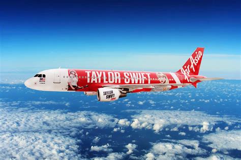 AirAsia Airbus A320 in the Taylor Swift Livery, The Red Tour 2014 - Image Abyss