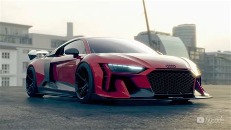 Audi R8 "Black Series" Is an Epic Widebody Rendering That Challenges Bugatti - autoevolution