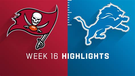 Tampa Bay Buccaneers vs. Detroit Lions highlights | Week 16