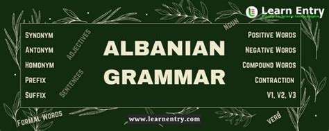 Learn Albanian Grammar - Learn Entry