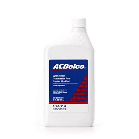 ACDelco 10-4014 Friction Modified Synchromesh Transmission Fluid - 1 qt