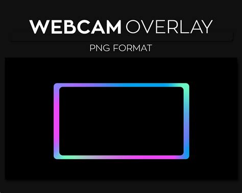 Twitch Webcam Frame Streaming Overlay, Webcam Border, Custom Twitch Streamlabs OBS Facecam ...