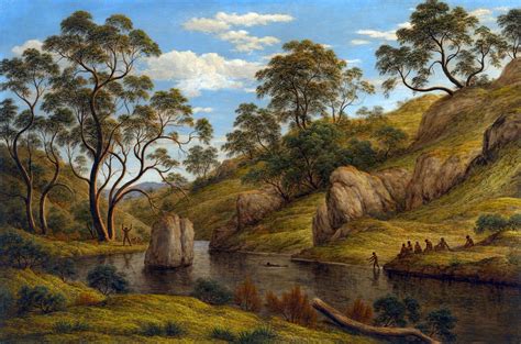 Image result for how artists depicted trees and landscape in colonial tasmanian paintings | Van ...