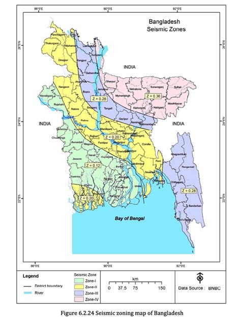 Seismic Map Bangladesh BNBC 2020 | PDF