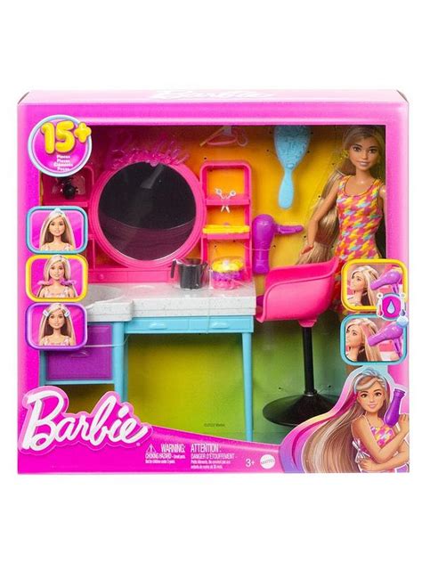 Barbie Totally Hair Salon Playset and Accessories | Very.co.uk