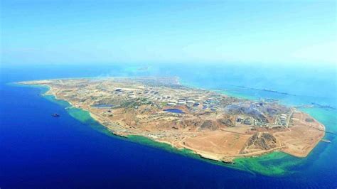 Kharg Island, also known as Khark, is a coral island formed in the Persian