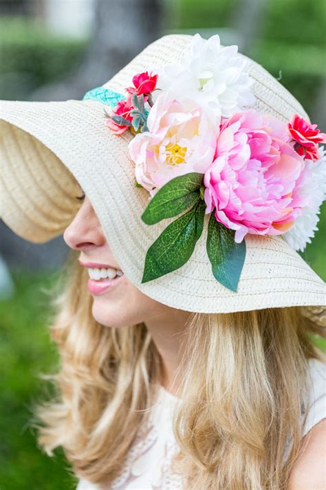 DIY Kentucky Derby Floral Hat - Design Improvised