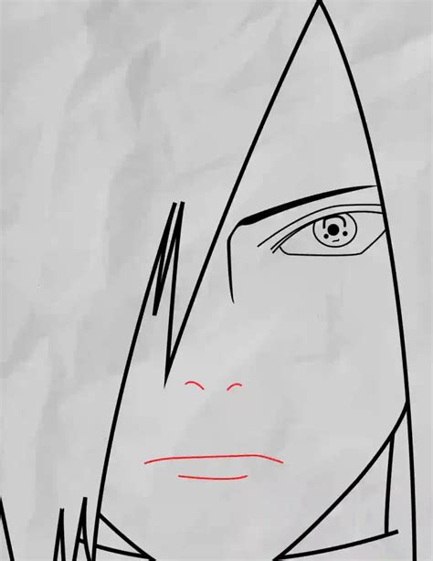 How to Draw Madara Uchiha Face | Step by Step - Storiespub