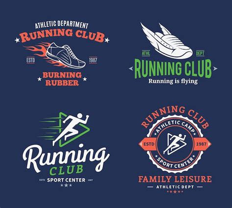 Running club badge Vectors & Illustrations for Free Download | Freepik