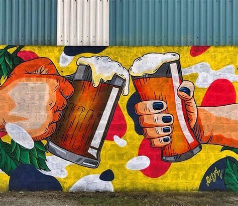 Pin by Marcel Cerri on Streetart | Beer painting, Mural wall art, Graffiti wall art