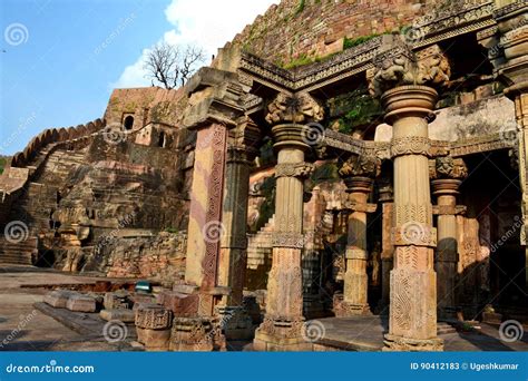 Ancient Architecture of Neelkantha Temple, Kalinjar Fort, UP, India Stock Image - Image of uttar ...