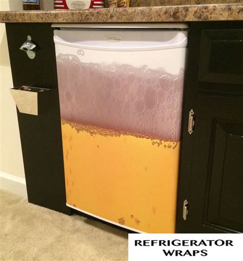 Beer Mini Fridge Wrap | Mini fridge, Vintage fridge, Fridge wrap