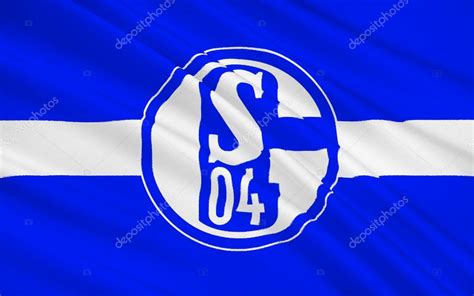 Flag football club Schalke 04, Gegmany – Stock Editorial Photo © zloyel #100121322