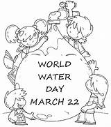 Water Conservation Kids Coloring Pages Free & Book For sketch template