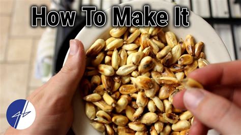 How To Make Parched Corn - YouTube