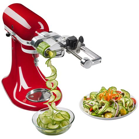 How to Use a KitchenAid Spiralizer? – Press To Cook