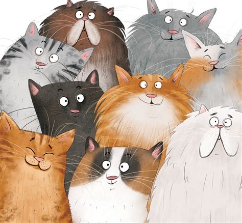 Behance :: 搜索 Animal Sketches, Cat Drawing, Cute Illustration, Crazy Cats, Cat Art, Oeuvre D'art ...