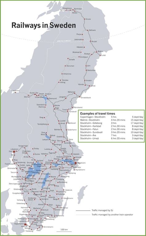 Sweden railway map Sweden Map, Train Map, Narvik, Kiruna, Karlstad, Train Tour, Falun, Printable ...