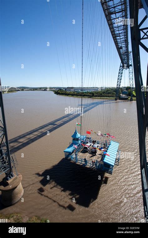 Newport Transporter Bridge Stock Photo - Alamy