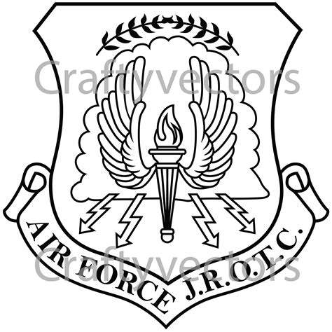 Air Force JROTC Vector File | Etsy