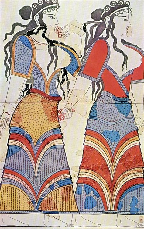 Minoan fresco | Ancient greek art, Greek art, Ancient art