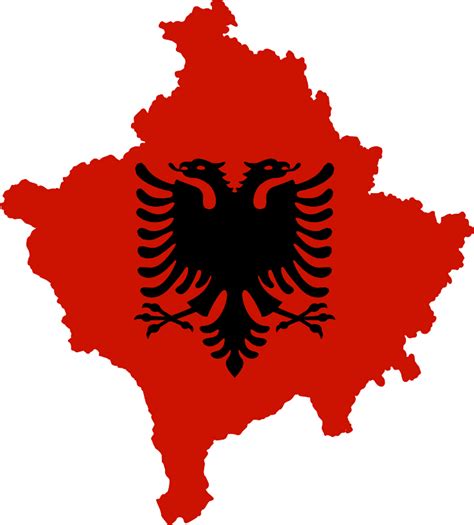 File:Kosovo with flag of Albania.svg | TheFutureOfEuropes Wiki | FANDOM powered by Wikia