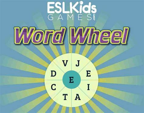 Word Wheel - ESL Kids Games