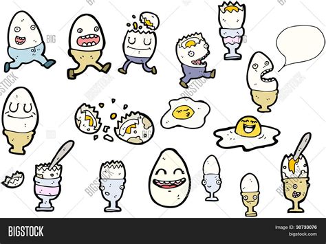 Egg Cartoon Character Image & Photo (Free Trial) | Bigstock