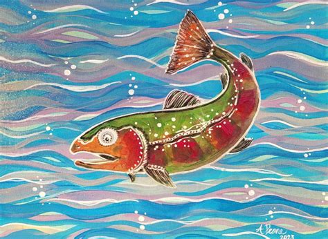 Sacred Salmon Painting Workshop with Annette Peone - Coeur d’Alene ...