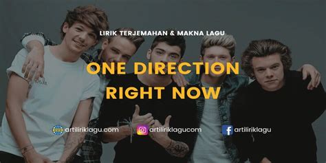 Lirik Lagu Right Now - One Direction dan Terjemahan Indonesia