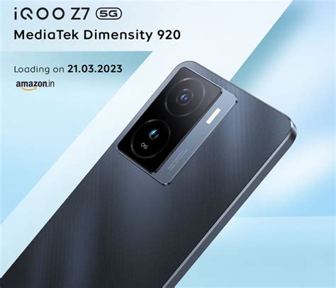 iQOO Z7 5G with AMOLED display, Dimensity 920, 64MP camera, OIS launching in India on March 21 ...