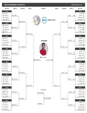 Golf Match Play Bracket Template 2022 - Fill Online, Printable ...