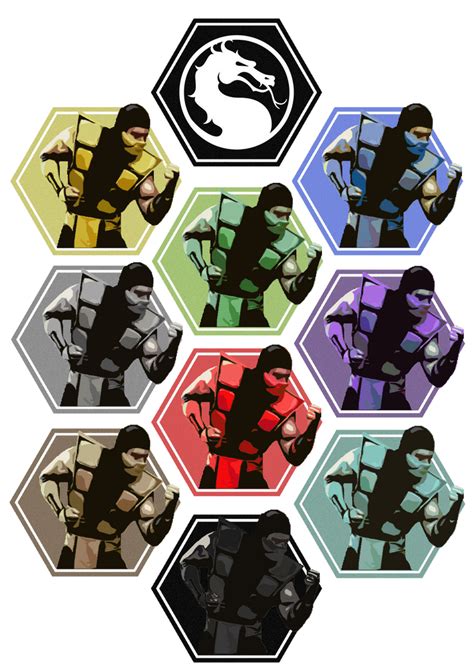 Mortal Kombat Ninjas T-Shirt Design by CQCAMMY11 on DeviantArt