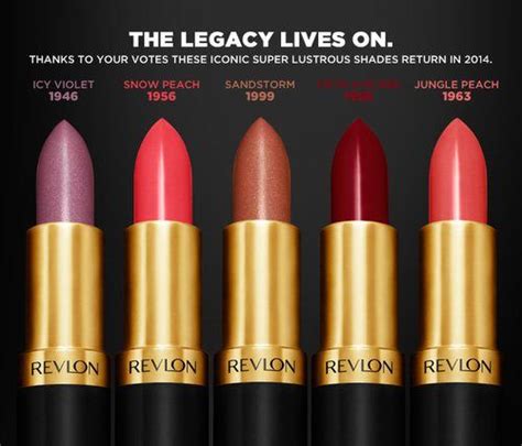 Revlon to re-release discontinued lipstick shades dating back to the ...