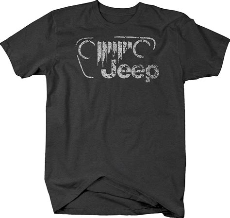 2019 Summer Cool Men Tee Shirt Jeep Vintage Off Road Grill Logo JK TJ ...