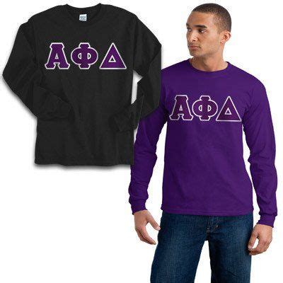 Alpha Phi Delta Fraternity Long Sleeve Package Greek Merchandise | Phi ...