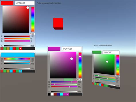 GitHub - judah4/HSV-Color-Picker-Unity: HSV color picker for Unity UI