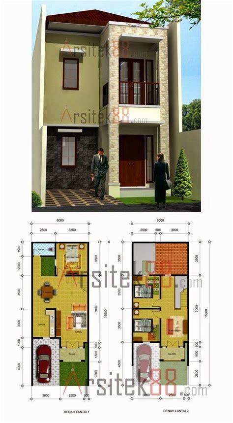 45 Desain Rumah Modern Ukuran 3x6 | Rumah minimalis, Desain rumah minimalis, Desain rumah modern