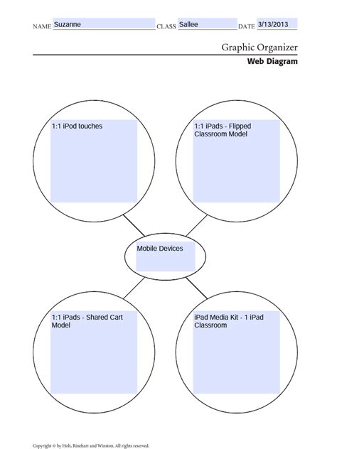 Suzanne's iAchieve Reflections: Holt Interactive Graphic Organizers